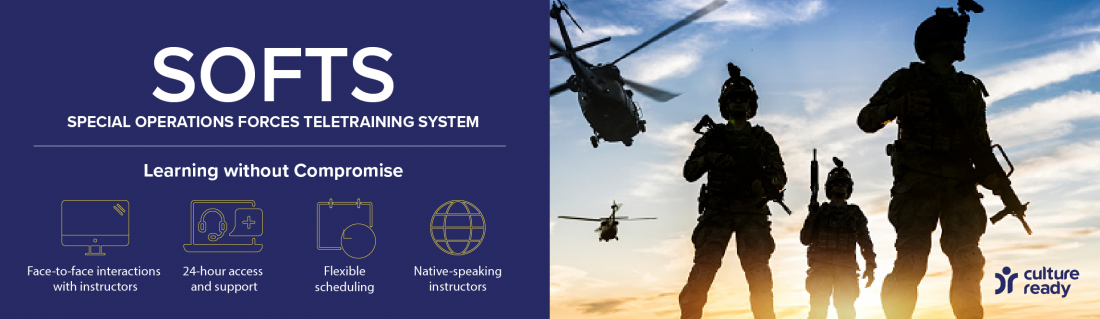 SOFTS, Special Operations Forces Teletraining System, website screenshot